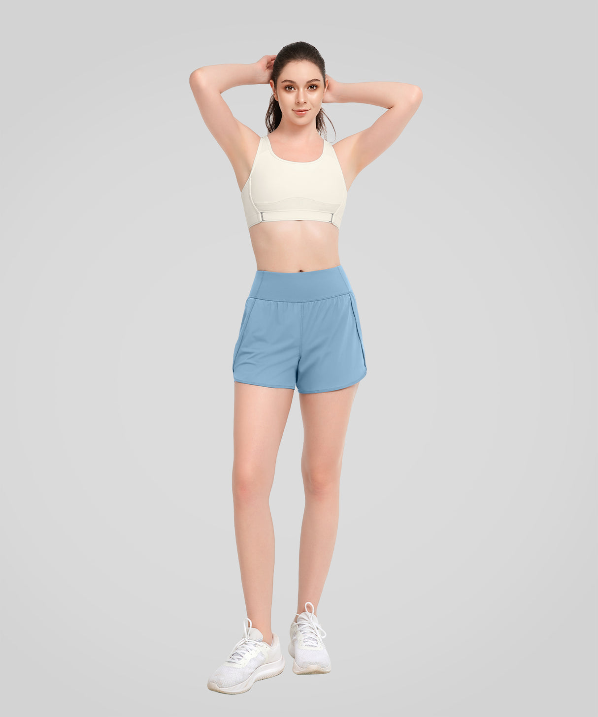 Shift Quick Dry Inner Mesh Workout Shorts mit Tasche 3,5'' | Damen Laufshorts