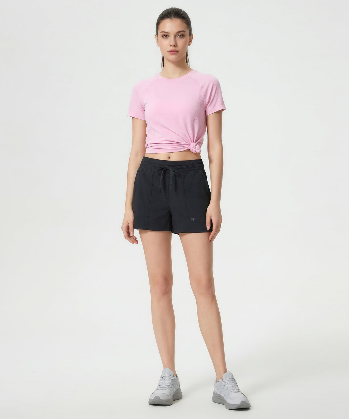 Anywhere Elastic Drawstring Pockets Running Shorts | Women's Running Shorts