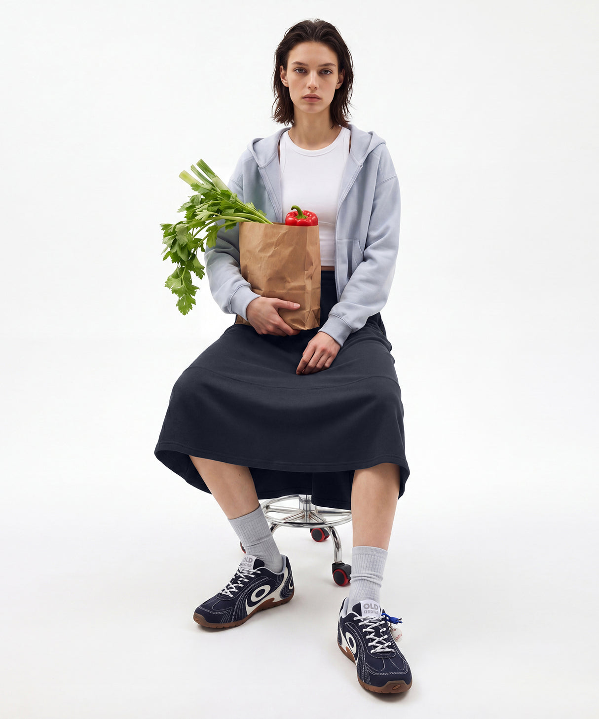 Anywhere Elastic Drawstring Pockets Daily Skirt | Women's Sports Skirt