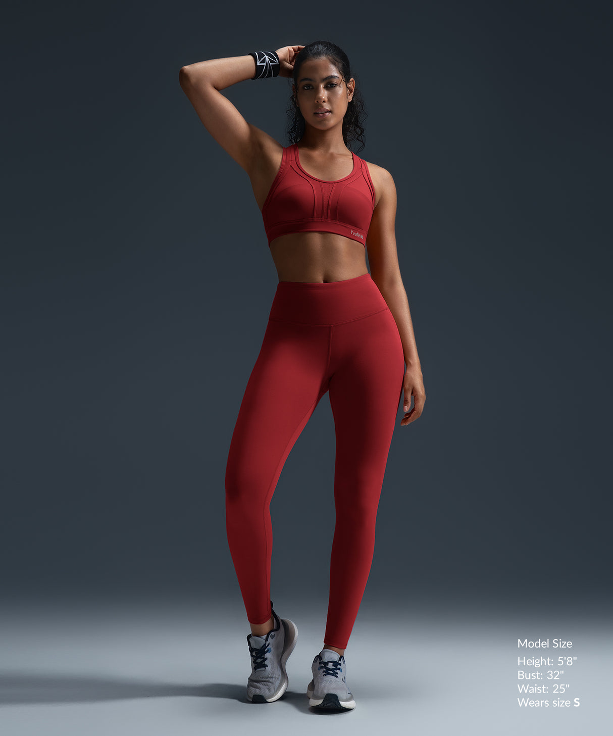 Power Cross Back Vadderad Löpar-BH | Sport-BH med Högt Stöd för Damer