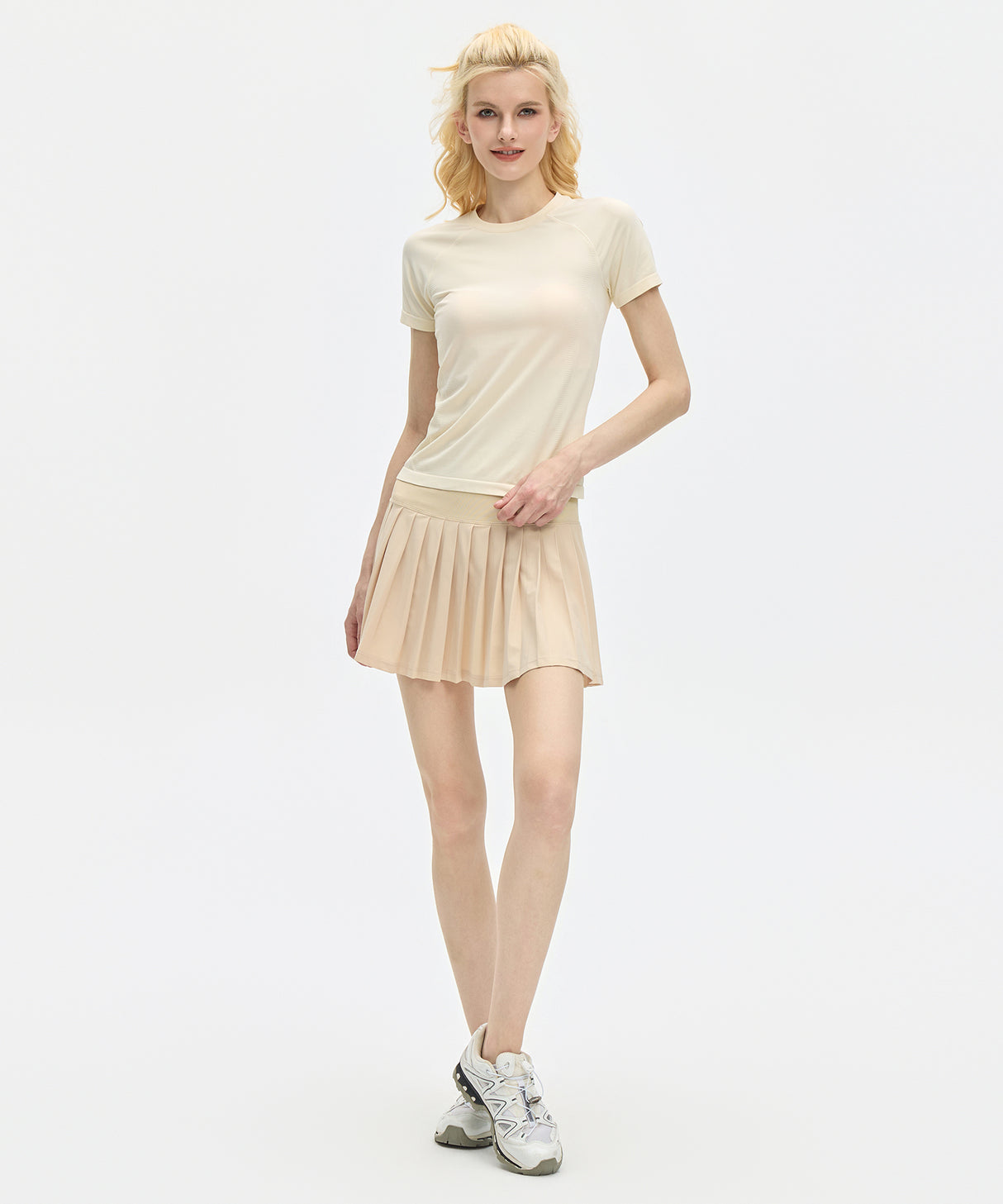 Sculpt Elastic Stretchy Slim Fit Tennis Tee| Women's Short Sleeve T-shirt Sculpt Elastic Stretchy Slim Fit Tennis Tee| Women's Short Sleeve T-shirt