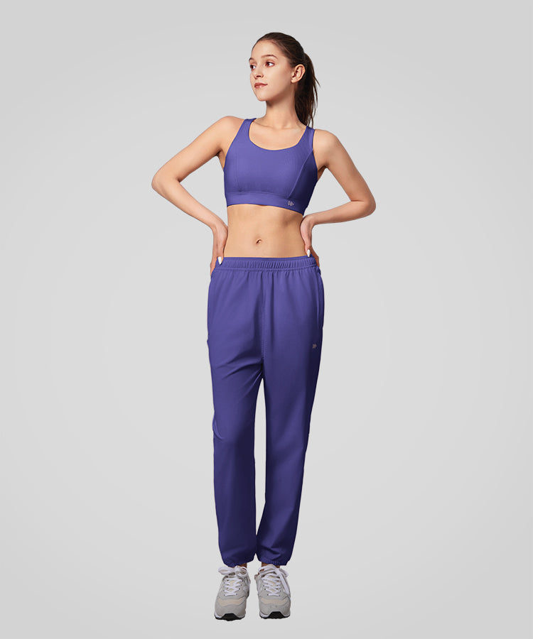 Shift Cross Dünner Gerippter Yoga-BH | Leicht stützender Sport-BH für Damen