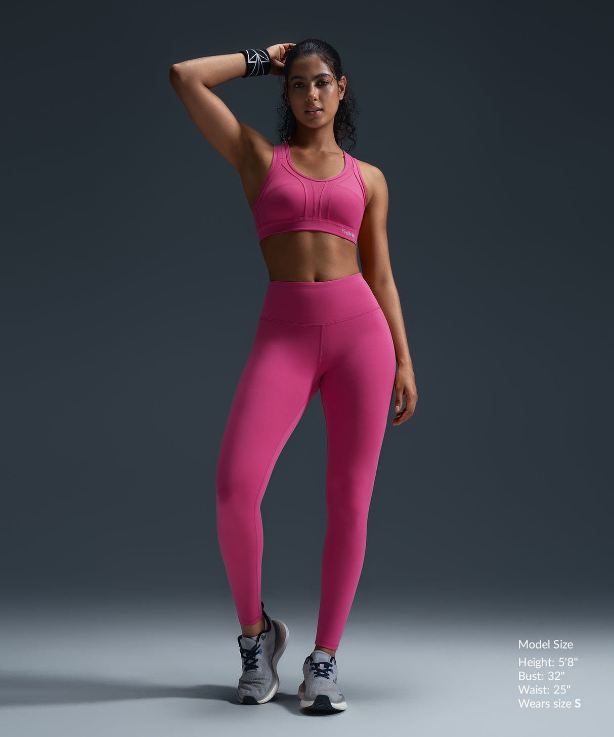 Power Cross Back Padded Running Bra | Women's High Support Sports Bra