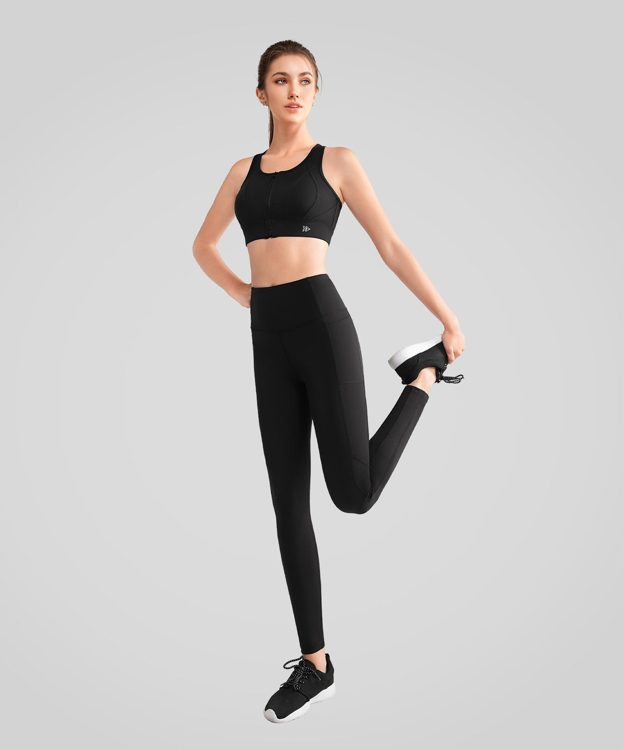 Echo Locked-in Fit Mesh Löpar-BH | Sport-BH med högt stöd för kvinnor
