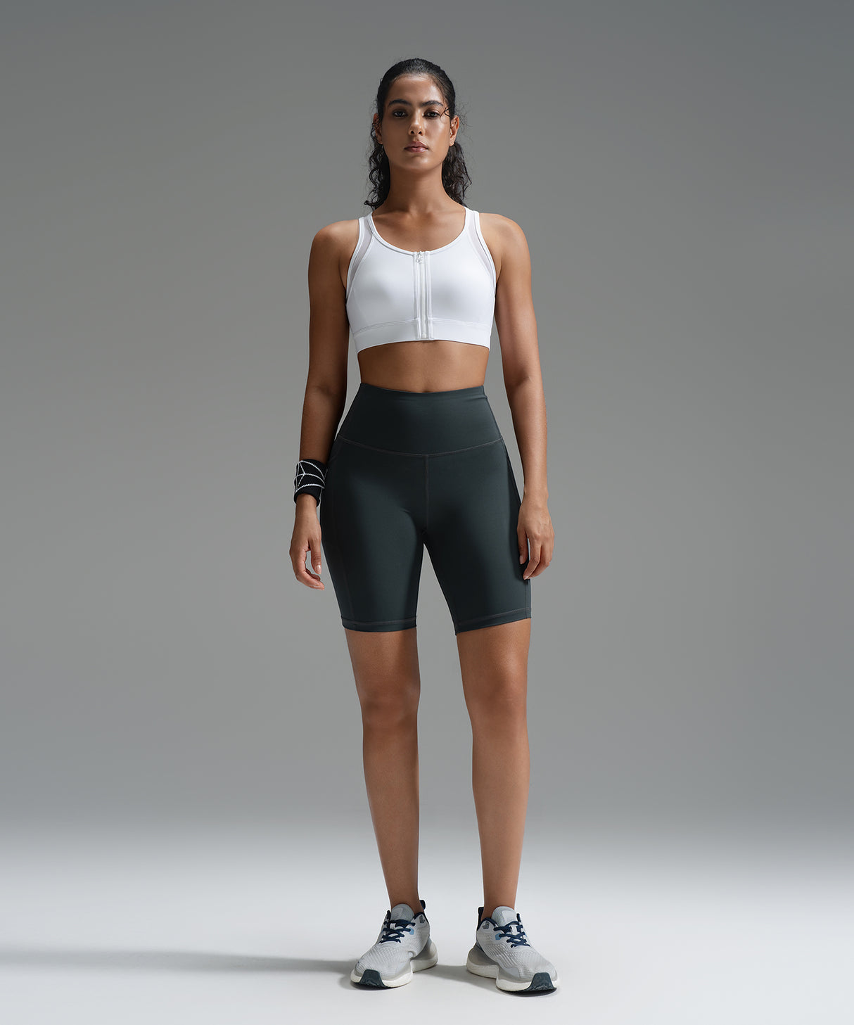 Lättviktslöpar-BH med Power T-back-mönster | Sport-BH med högt stöd för kvinnor