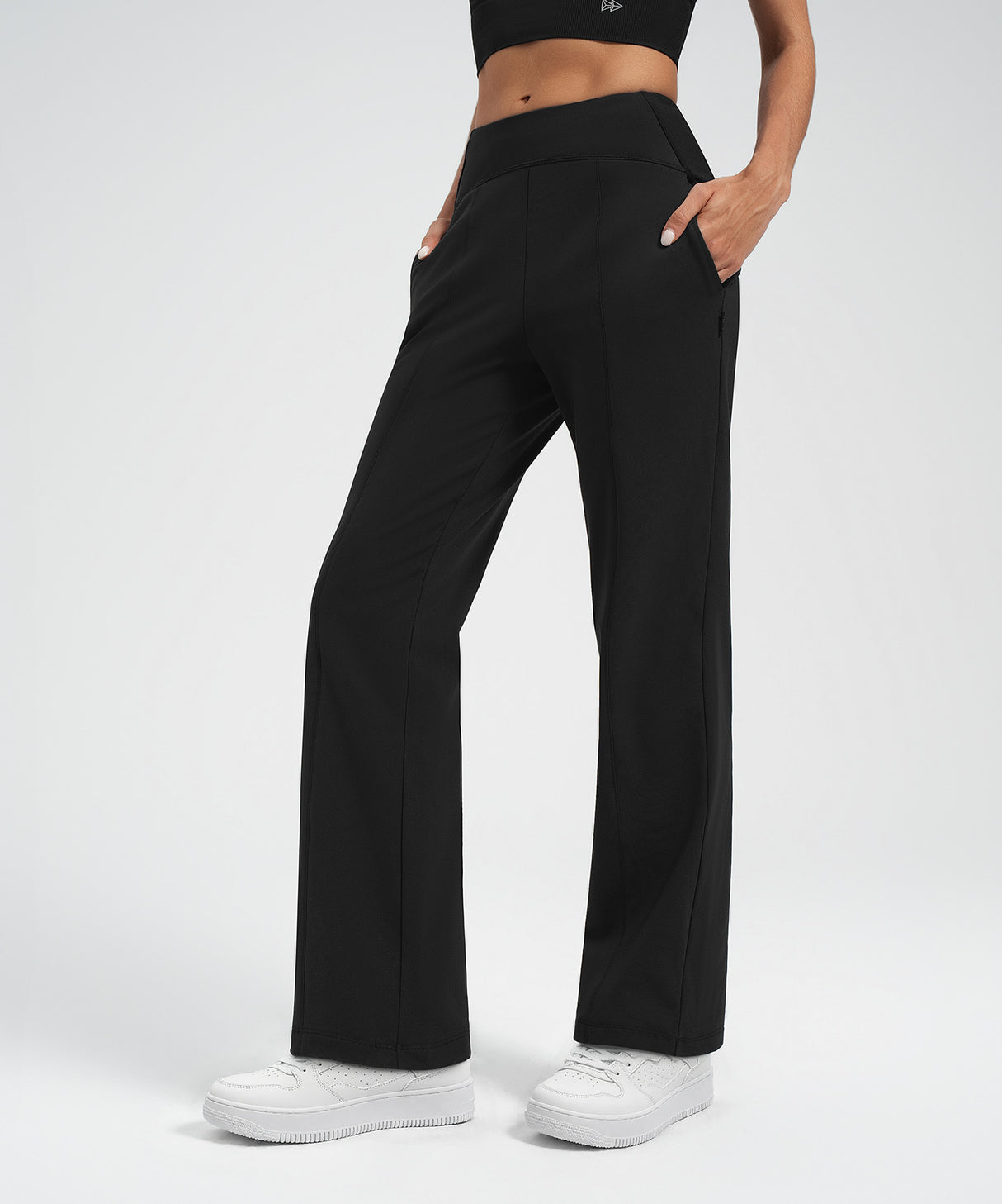 Pantalones deportivos impermeables con forro polar y cordón ajustable Anywhere de 73 cm | Pantalones deportivos para mujer