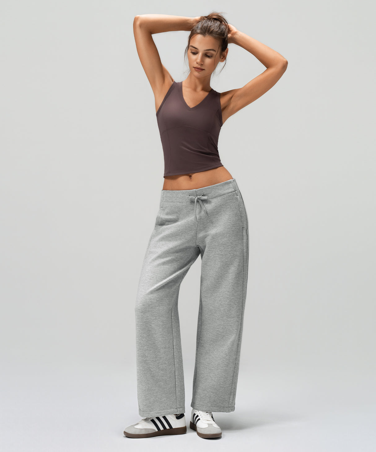 Anywhere Cozy Fleece-Lined Adjustable Pants 29 Inch | Women's Sports Pants