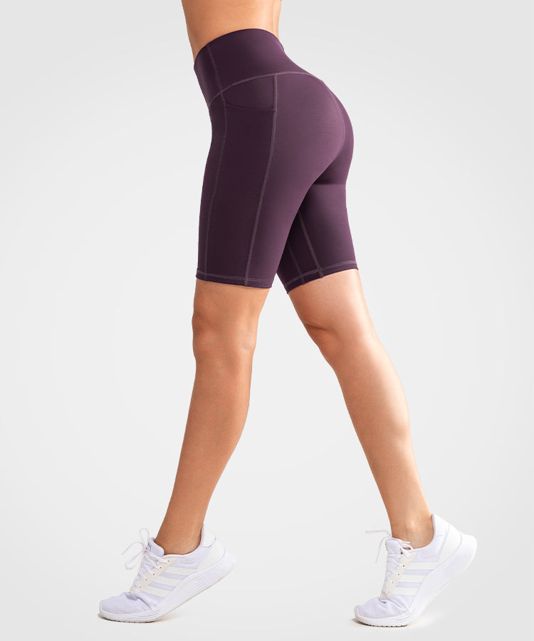 Shorts ajustados para correr Shift de cintura alta (20 cm) | Shorts deportivos de alta sujeción para mujer