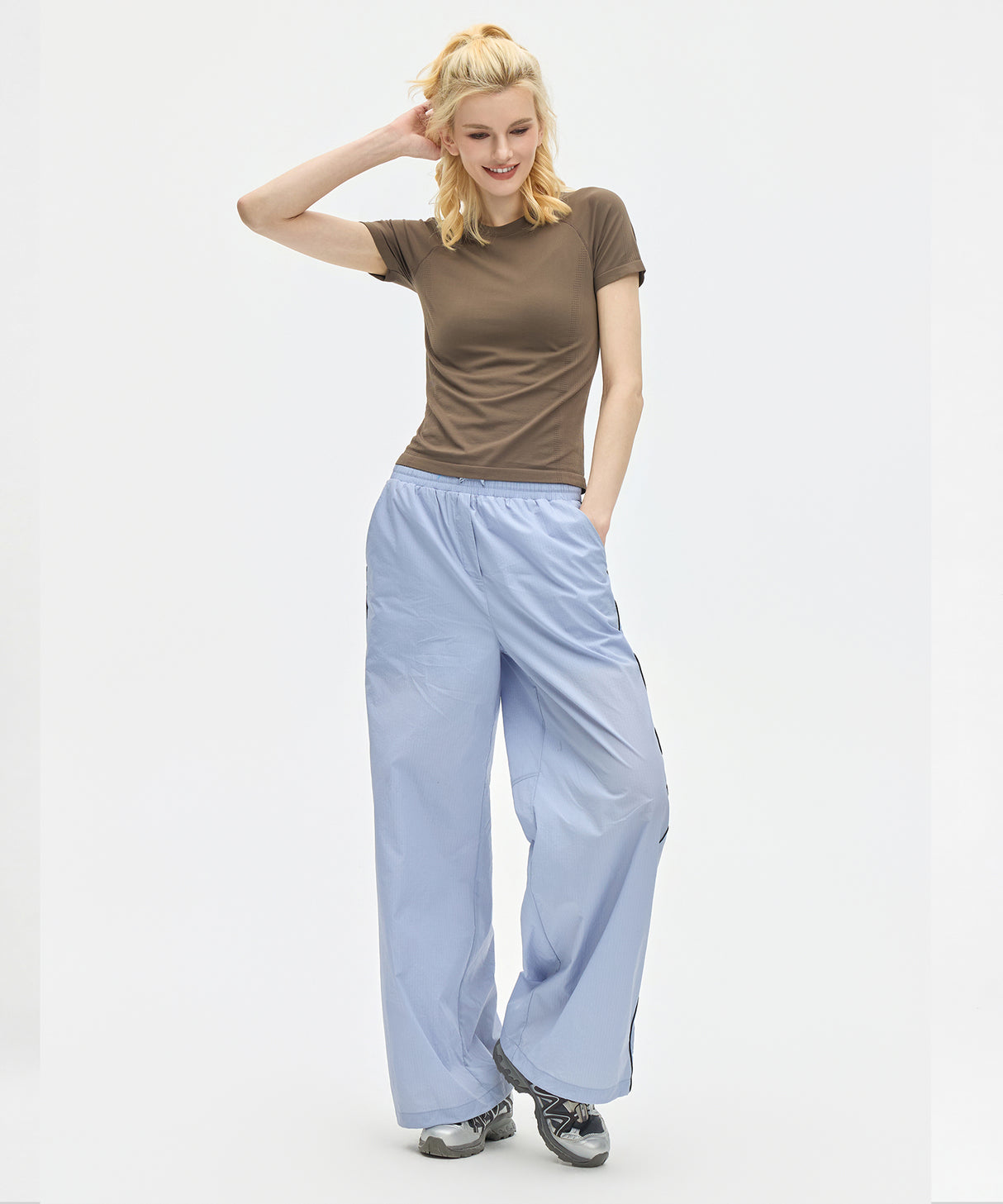 Sculpt Elastic Stretchy Slim Fit Tennis Tee| Women's Short Sleeve T-shirt Sculpt Elastic Stretchy Slim Fit Tennis Tee| Women's Short Sleeve T-shirt