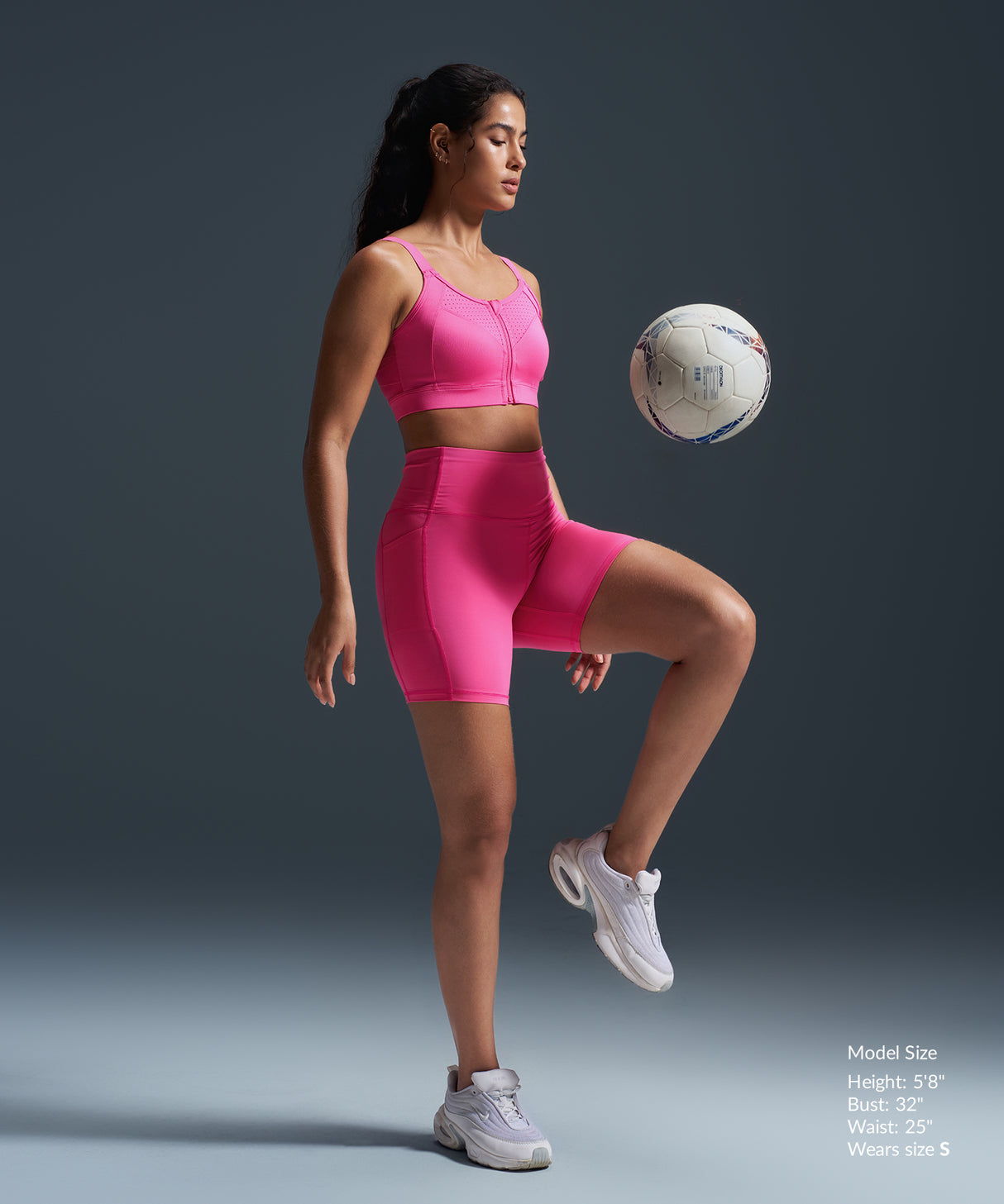 Power Zip Verstellbare Träger Gepolsterter Lauf-BH | Damen Sport-BH mit starkem Halt