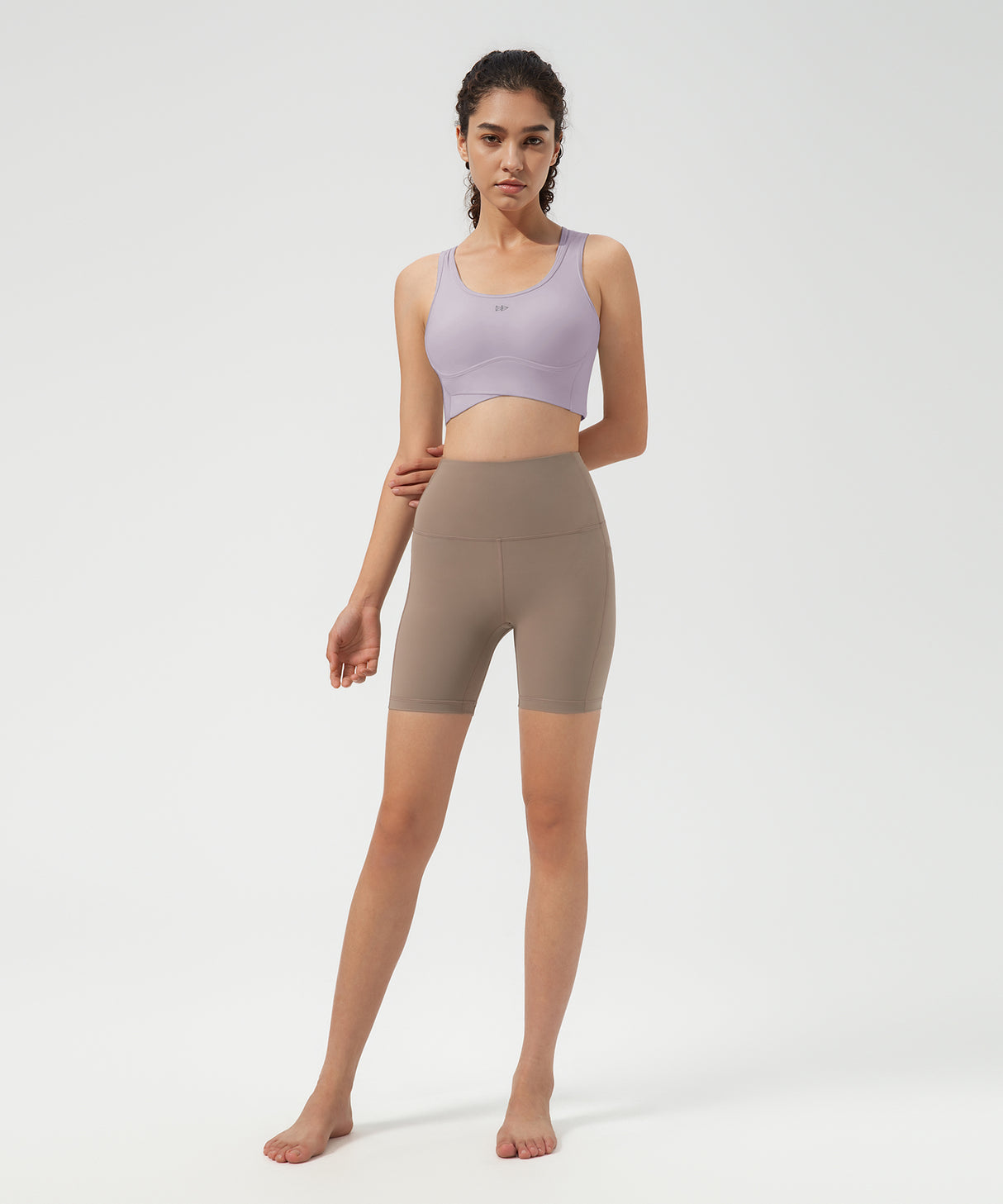 Anywhere Full-Coverage Fixed Pads Longline Yoga Bra | Women's Sports Tank