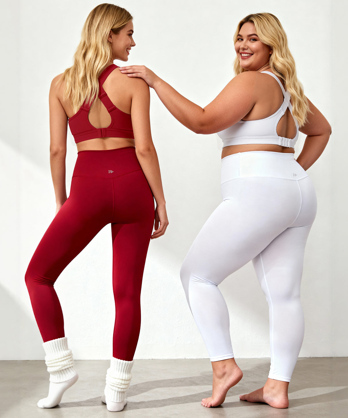 Reggiseno da corsa imbottito con scollo a V e schiena incrociata Power | Reggiseno sportivo ad alto sostegno da donna