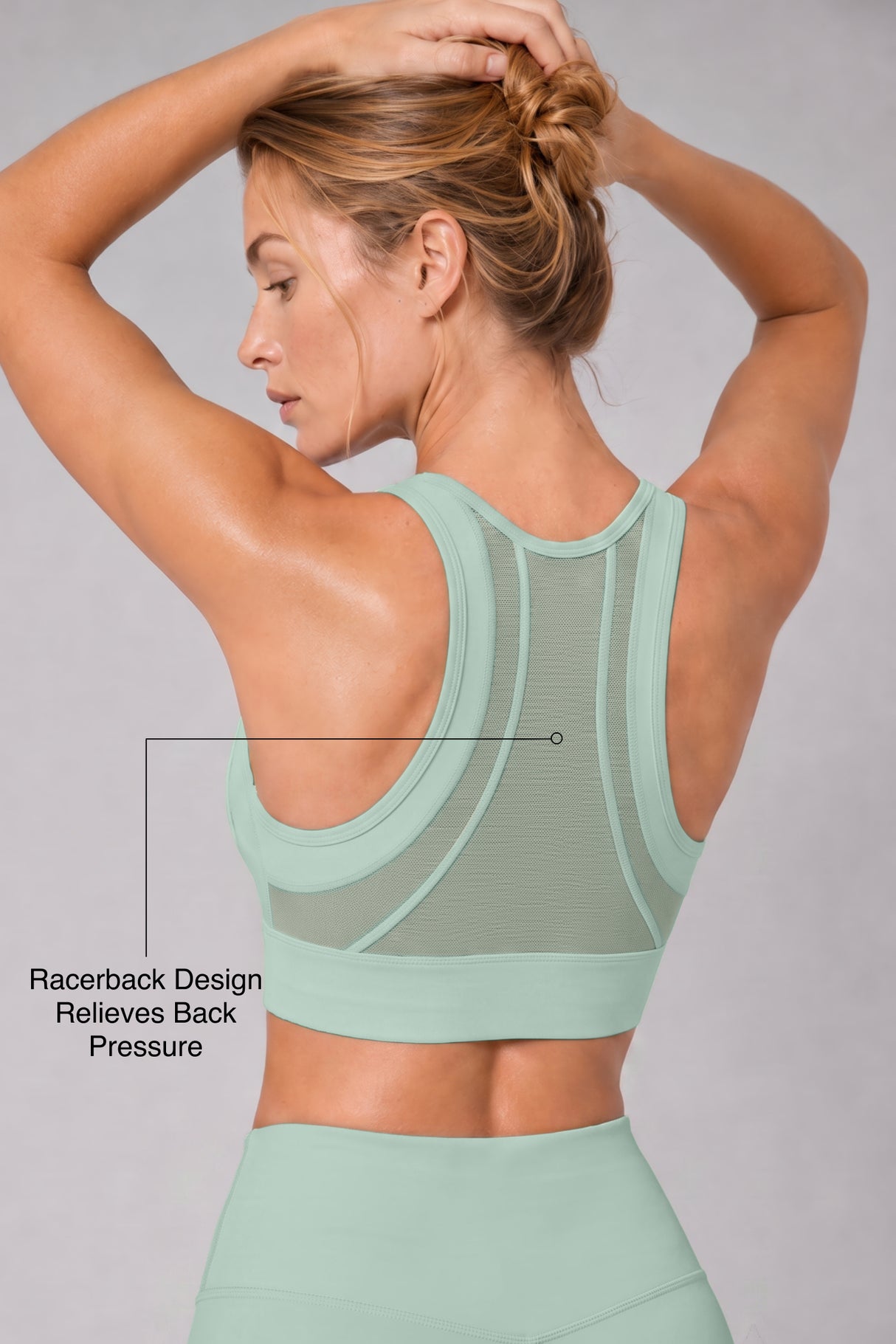 Sculpt™ Zip Front Breathable Racerback High Support Running Bra | Women's High Support Sports Bra