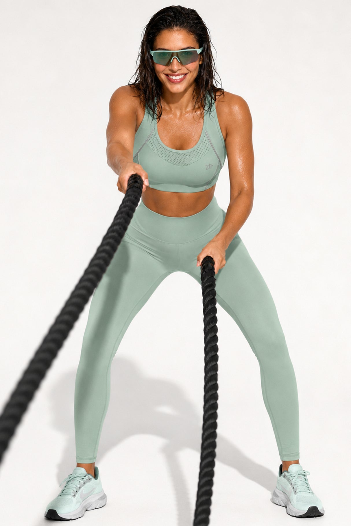 Sculpt™ Racerback High Impact Sports Bra With Breathable Mesh | Women's High Support Sports Bra