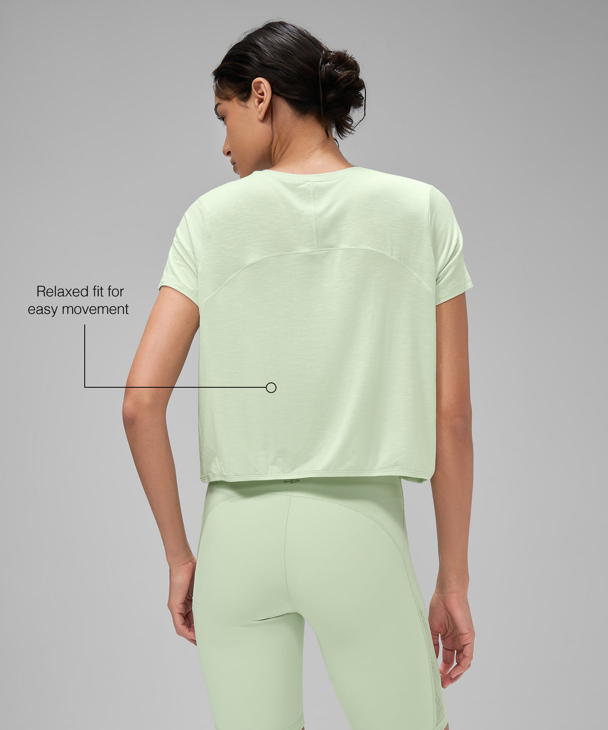 Anywhere Lightweight Soft Relaxed-Fit Cropped Training Tee | Women's Sports T-shirt