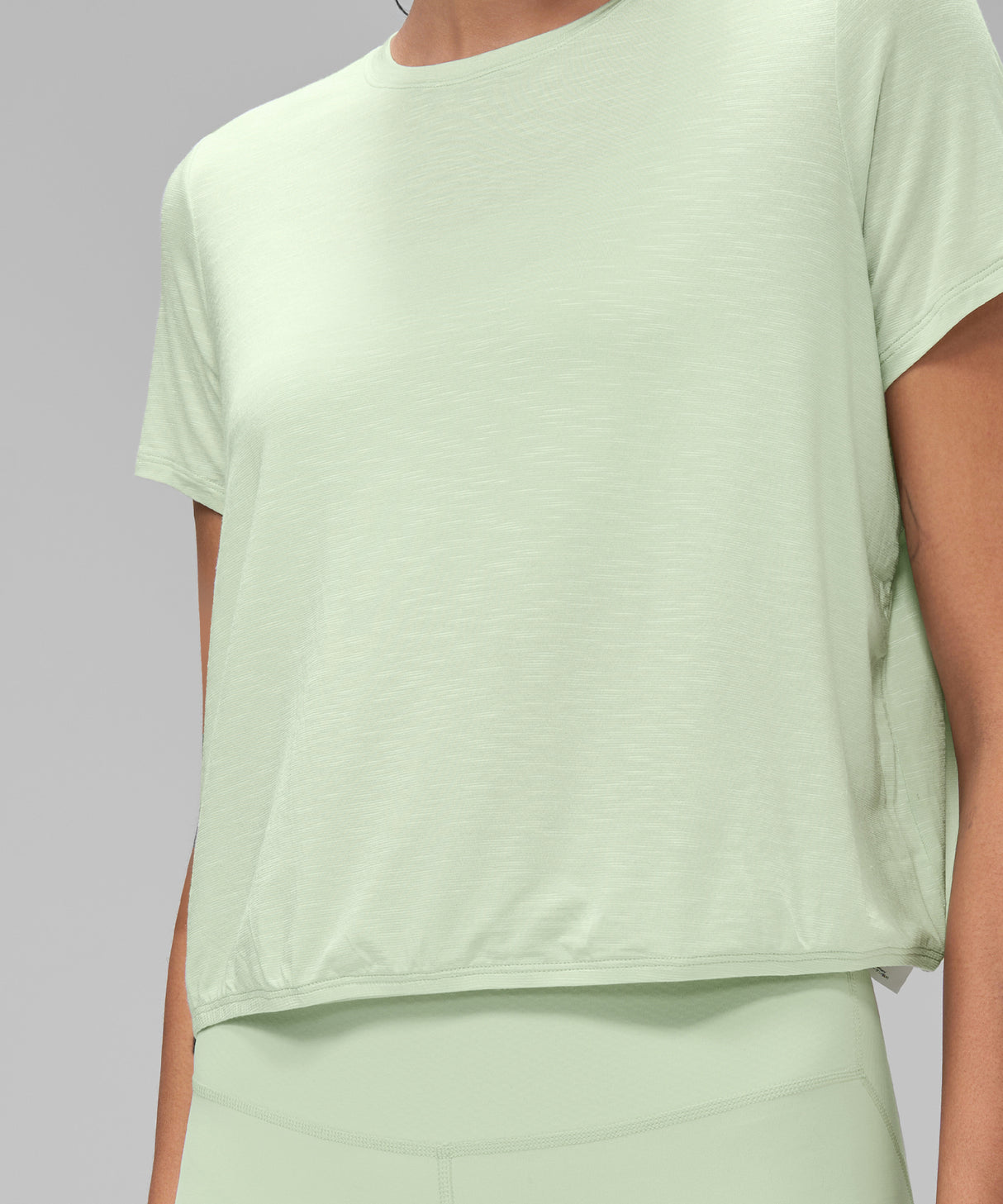 Anywhere Lightweight Soft Relaxed-Fit Cropped Training Tee | Women's Sports T-shirt