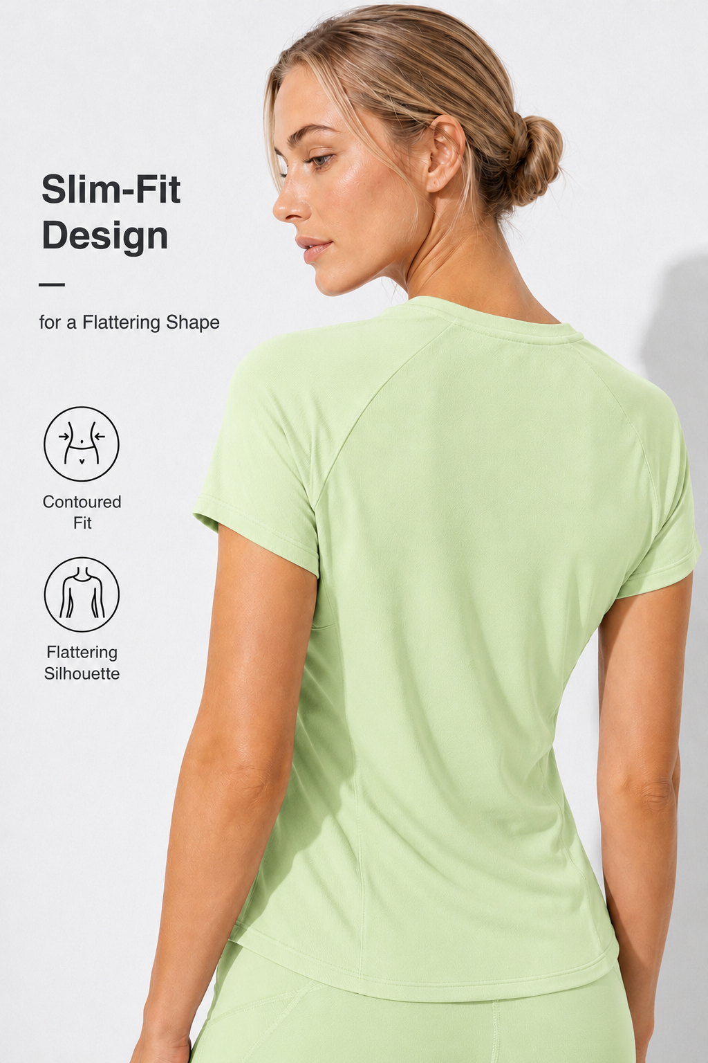 T-shirt slim fit ultraleggera e fresca al tatto | T-shirt a maniche corte da donna