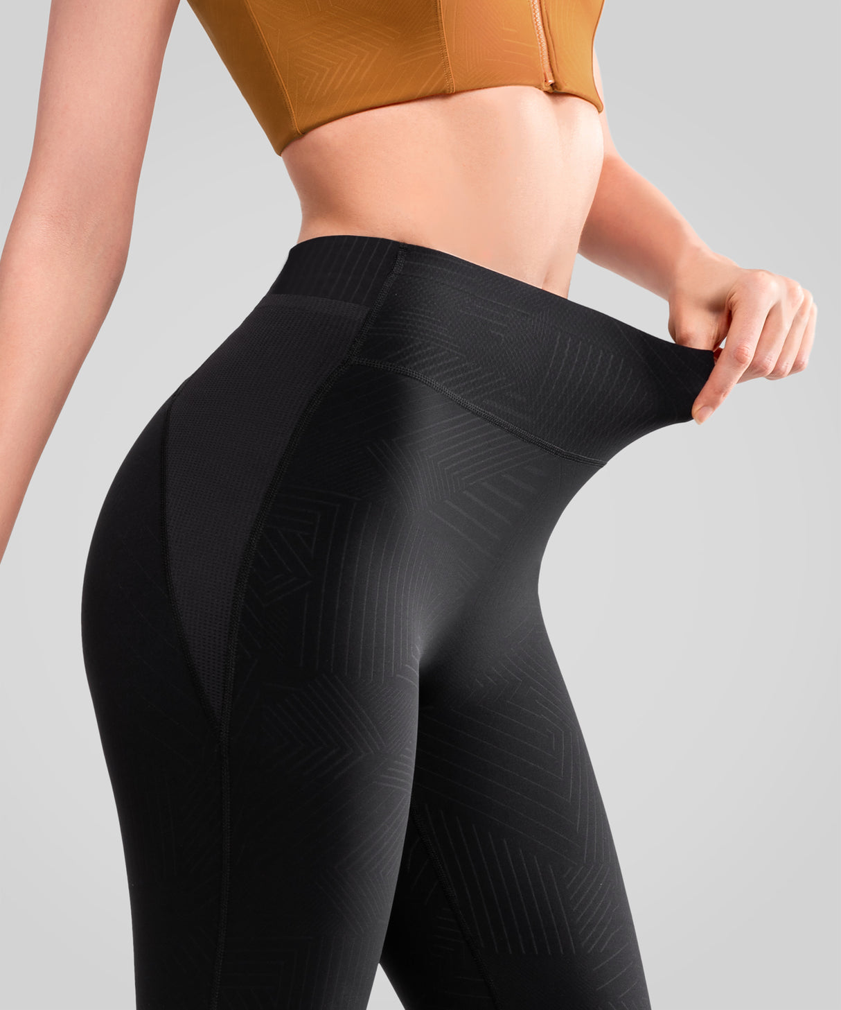 Echo High-Waisted Butt lifting Running Leggings 26" | Women's High Support Leggings
