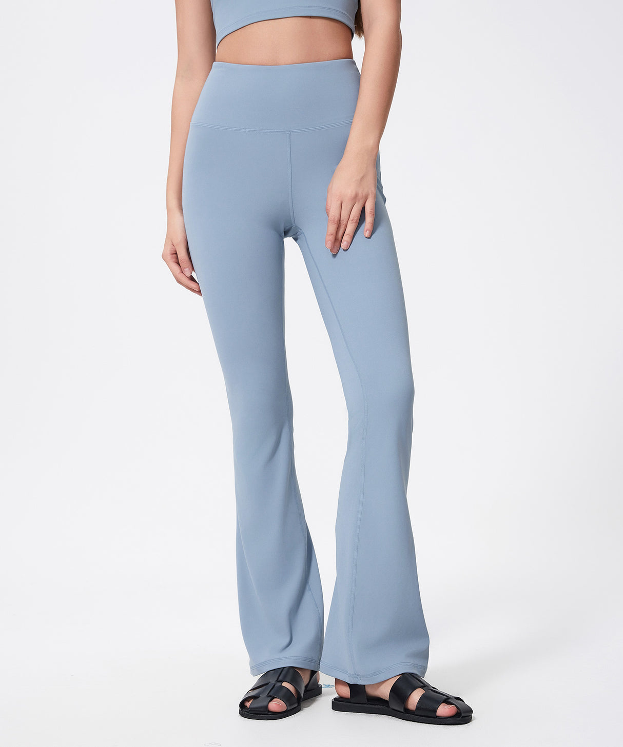 Super Soft High-Stretch Tummy-Control Wide-Leg Pants| Women's Light Support Pants