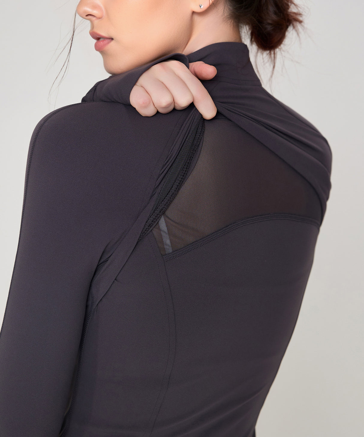 Chaqueta deportiva Anywhere Slim-fit con panel trasero de malla | Chaqueta deportiva para mujer