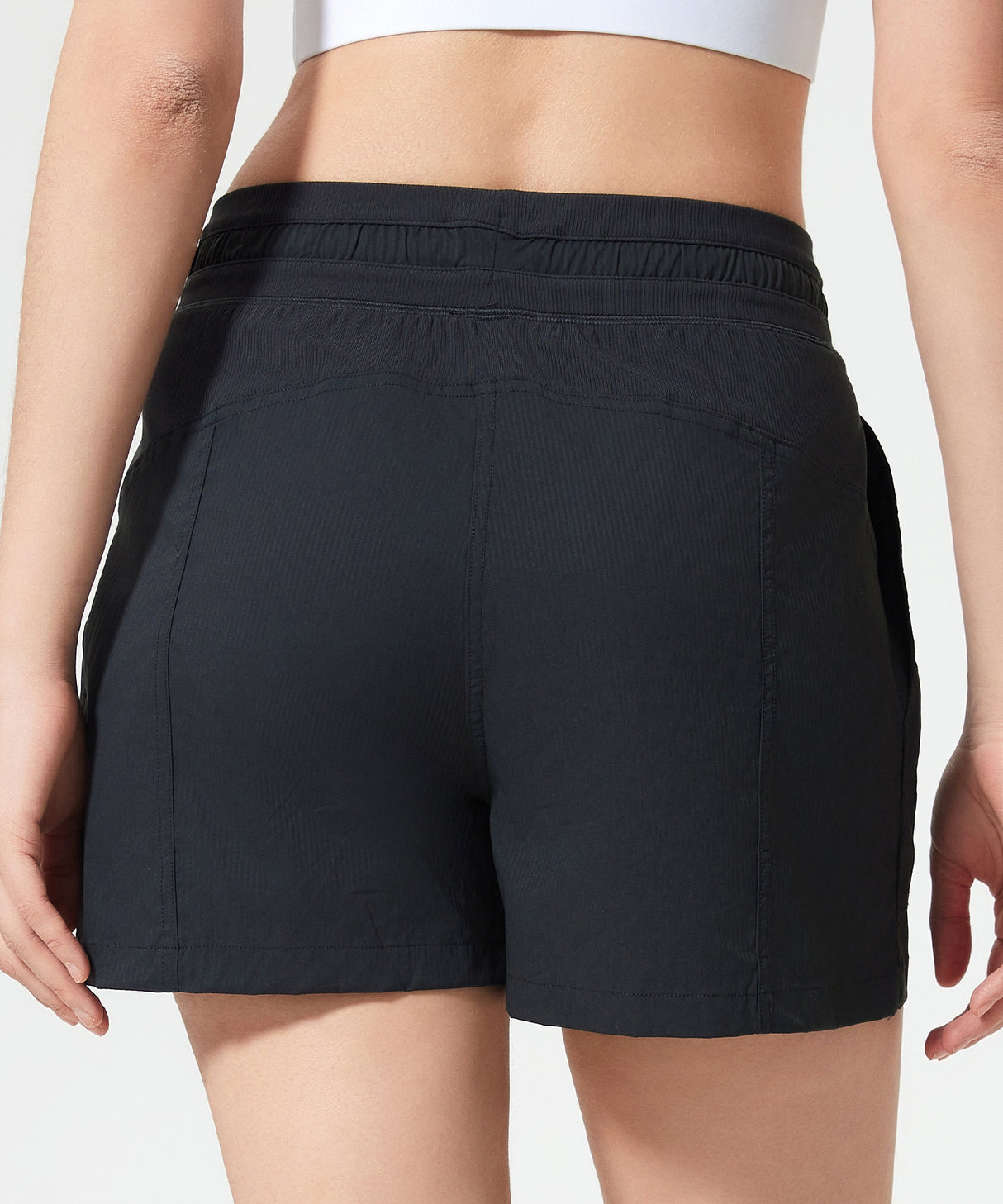 Anywhere Elastic Drawstring Pockets Running Shorts | Women's Running Shorts