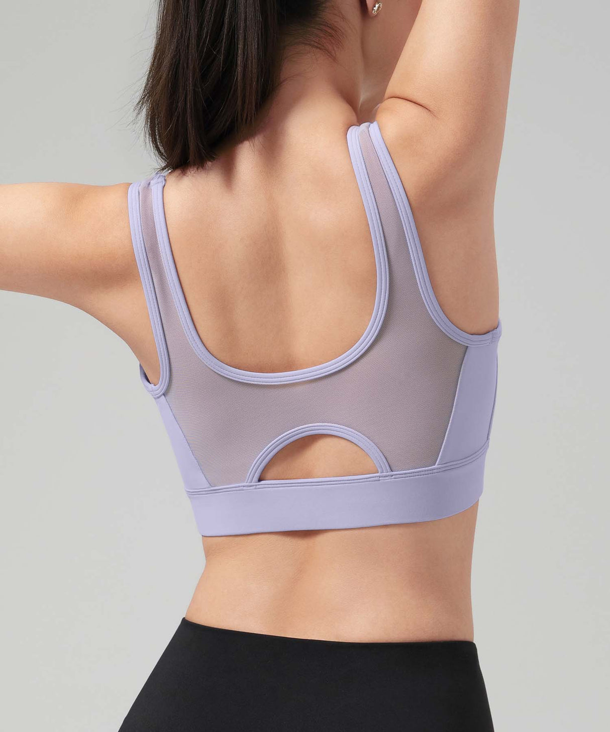 Power Front Sheer Mesh H-Back Sport-BH | Damen-Sport-BH mit starkem Halt