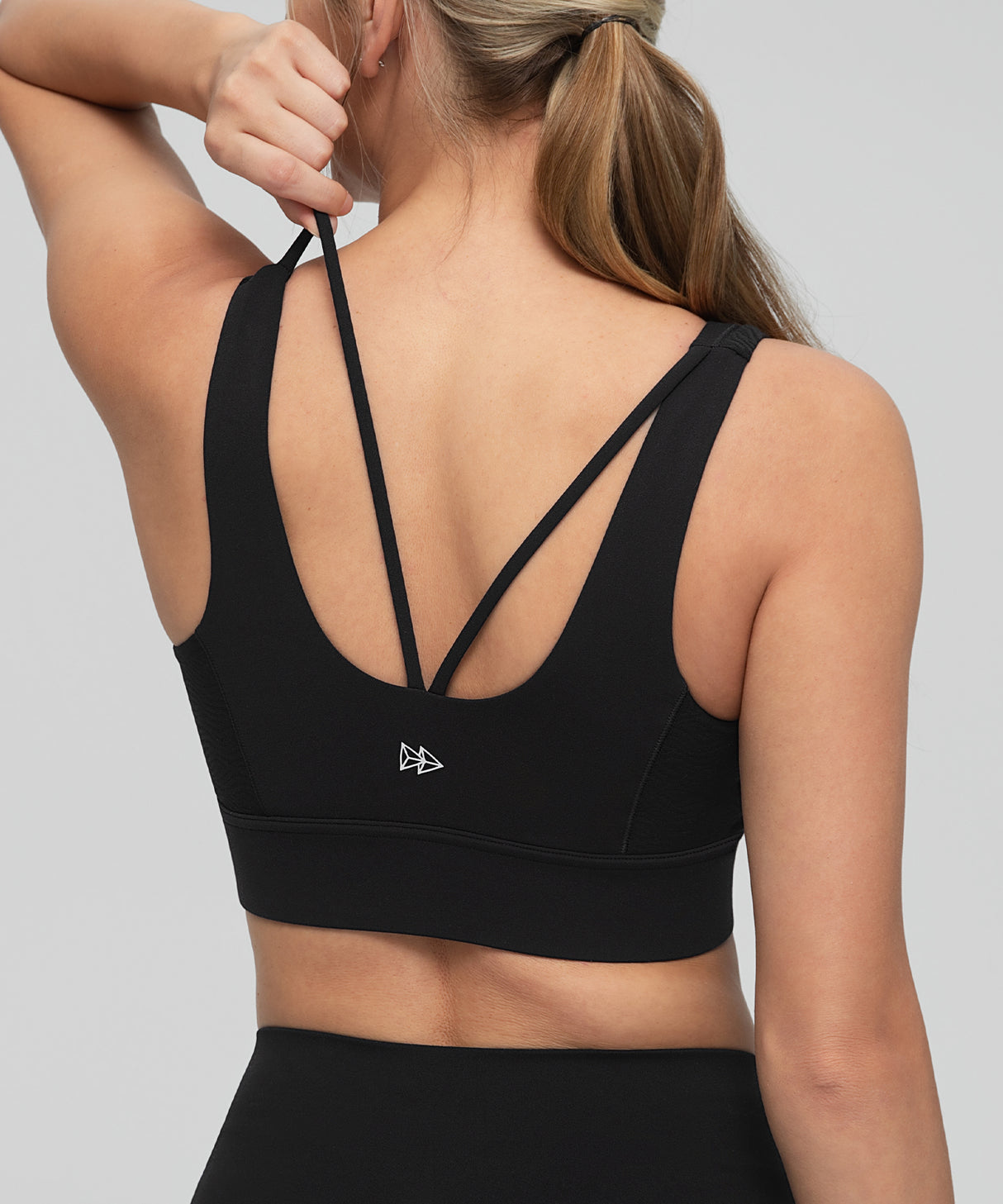 Anywhere Side Mesh Doppelträger-Yoga-BH | Leicht stützender Sport-BH für Damen