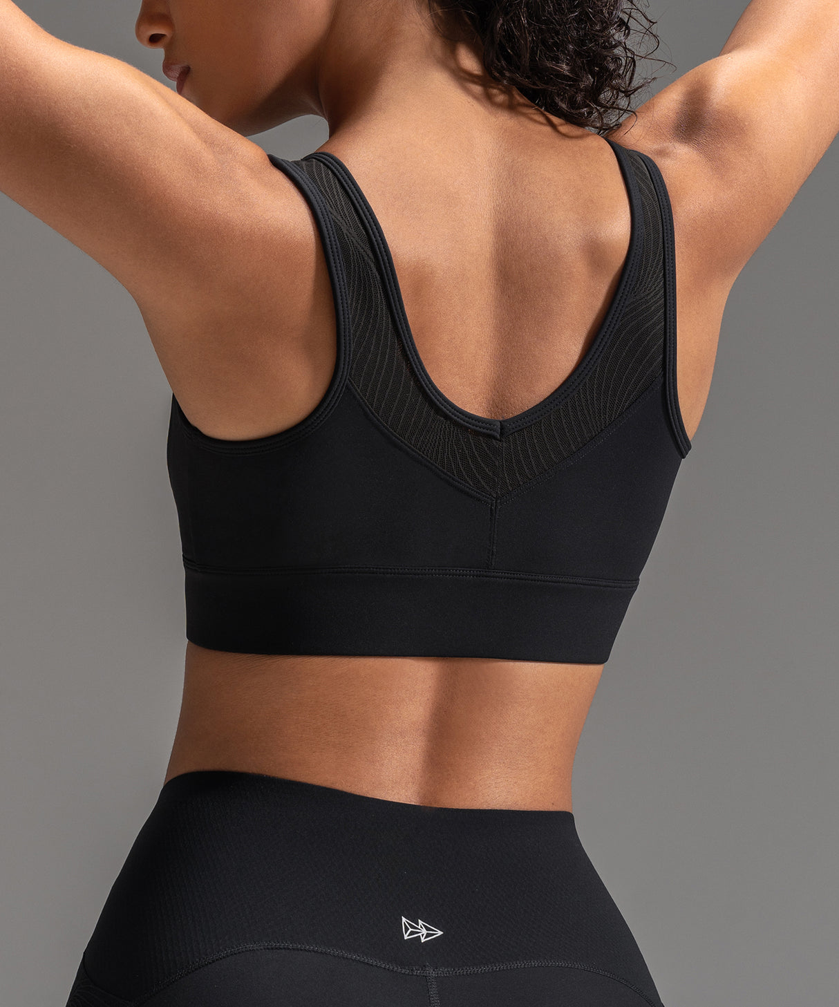 Power Mesh Sweetheart Neck Back Sport-bh | Sport-bh med högt stöd för kvinnor