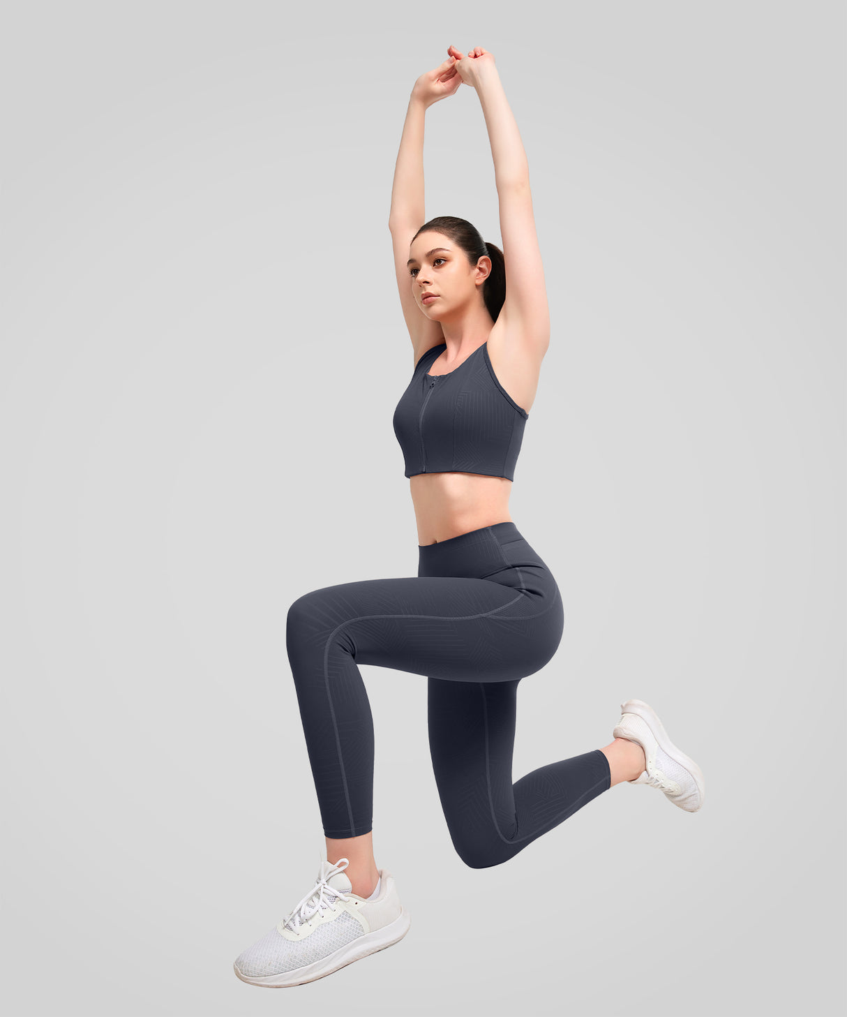 Leggings de running Echo de cintura alta y realce de glúteos (66 cm) | Leggings de alta sujeción para mujer