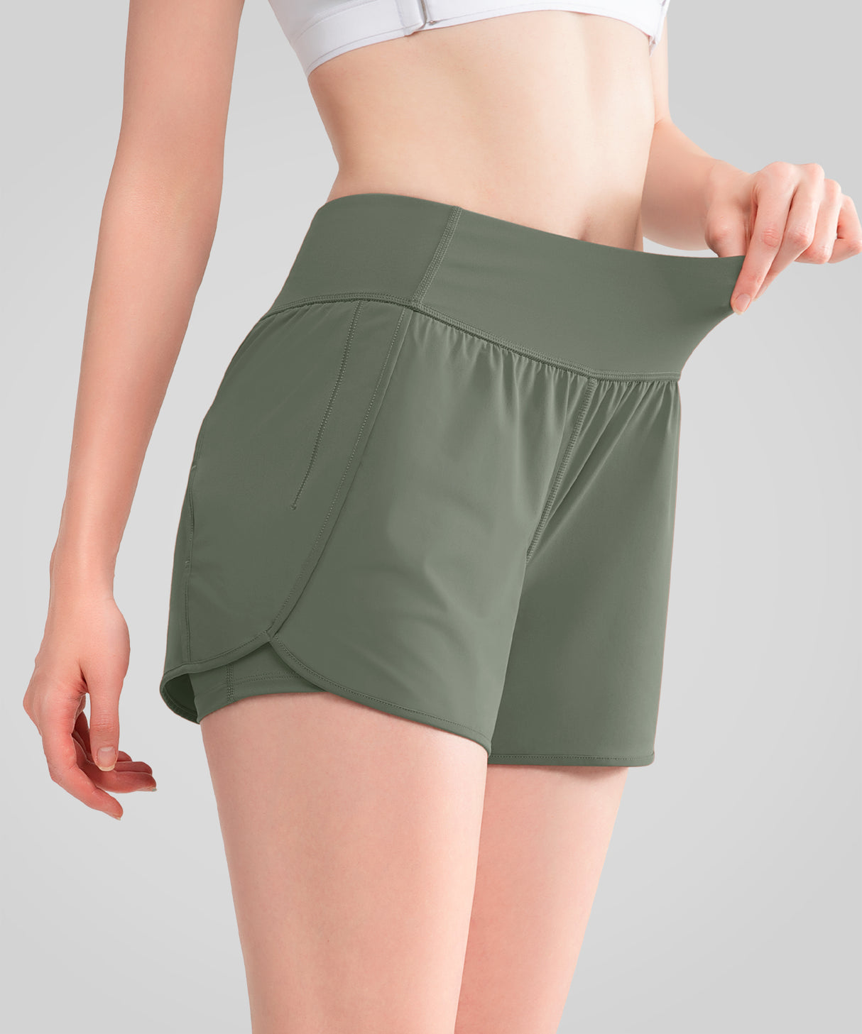 Pantaloncini da allenamento in rete interna ad asciugatura rapida Shift con tasca da 3,5'' | Pantaloncini da corsa da donna Pantaloncini da allenamento in rete interna ad asciugatura rapida Shift con tasca da 3,5'' | Pantaloncini da corsa da donna