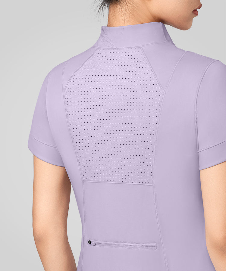 Sculpt Stand Collar Cool-Touch T-Shirt | Damen Sport T-Shirt