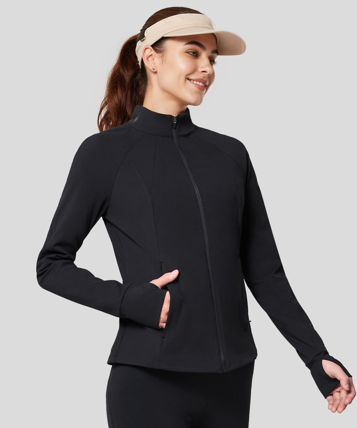 Shift Slim Fit Shaping Full Zip Jacket| Women's Sports Jacket