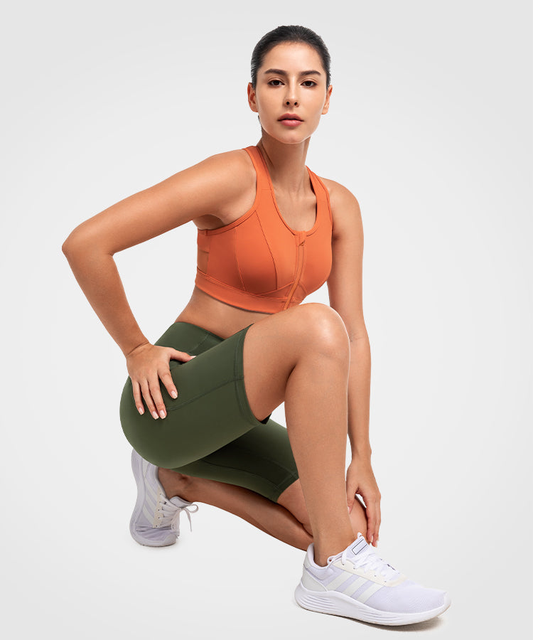 Shift High-Waist Tight Running Shorts 8 Inches | Women's High Support Sports Shorts