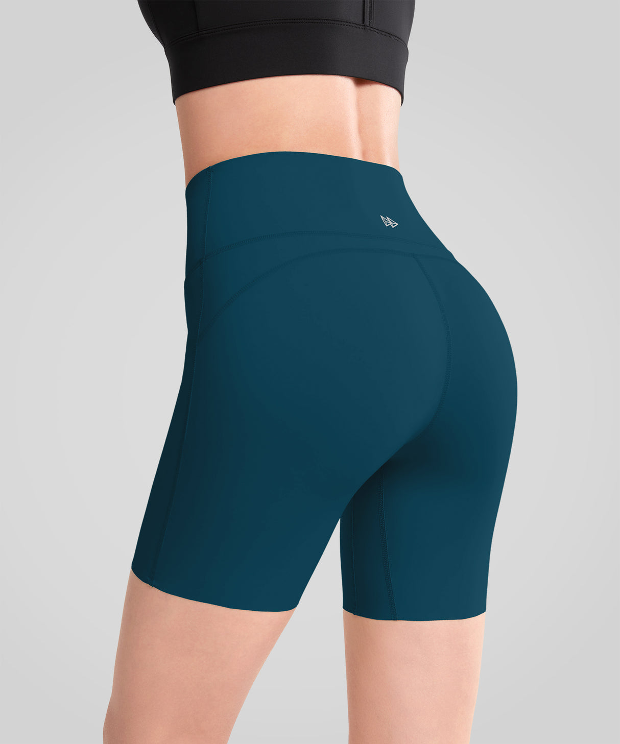 Shift stretchiga mjuka shorts med dubbla sömmar 20 cm | Löparshorts med högt stöd för kvinnor Shift stretchiga mjuka shorts med dubbla sömmar 20 cm | Löparshorts med högt stöd för kvinnor