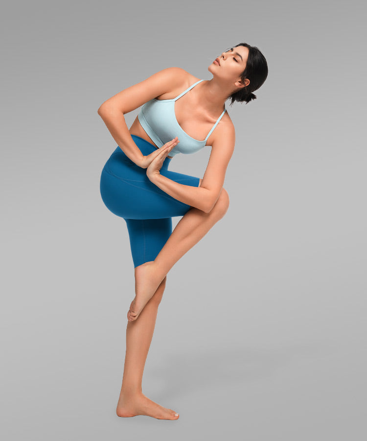 Anywhere Scoop Neckline Strappy Padded Yoga Bra | Women's Light Support Sports Bra