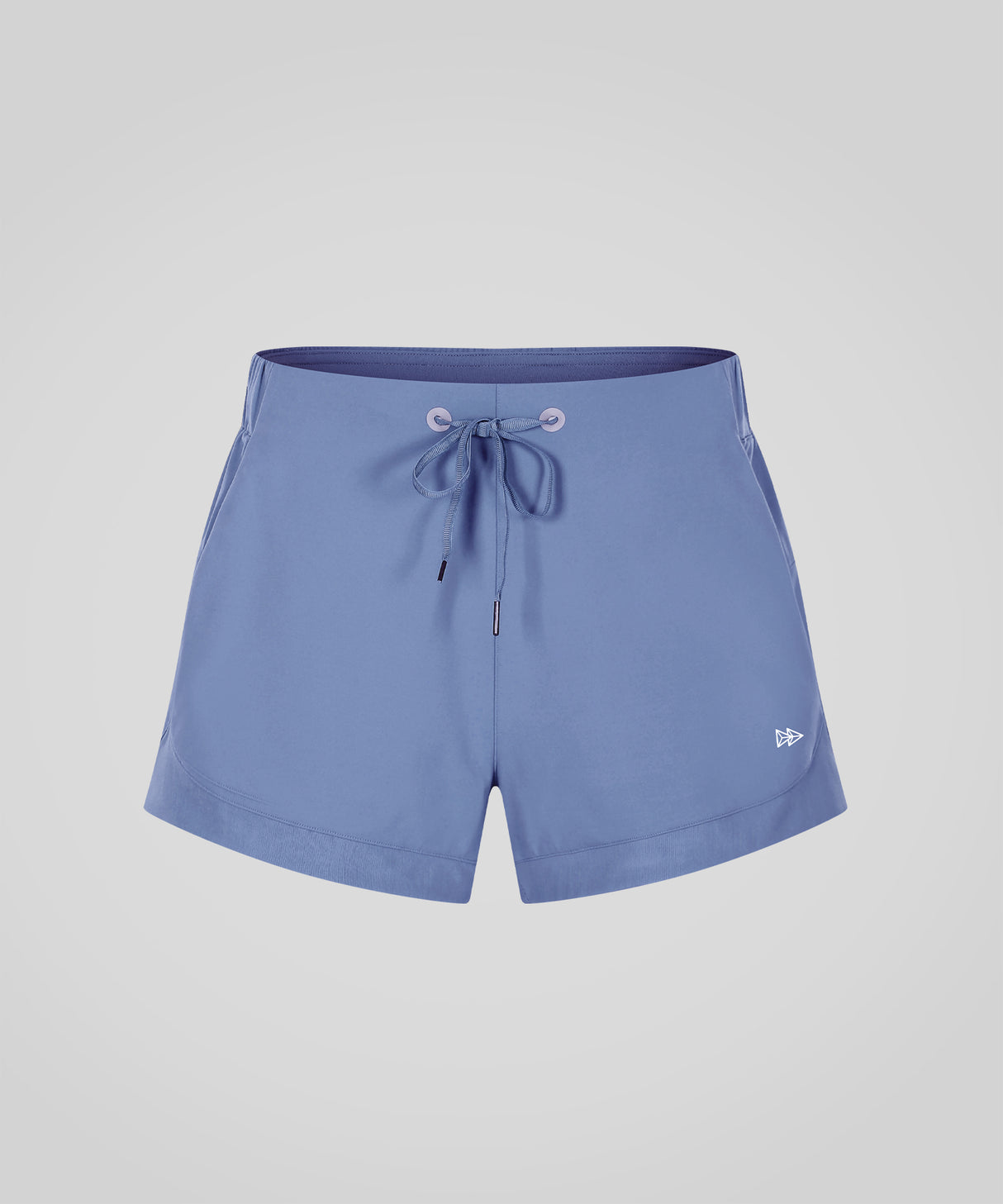 Pantalones cortos de running forrados con paneles de malla y cintura con cordón | Pantalones cortos de running para mujer de 3''