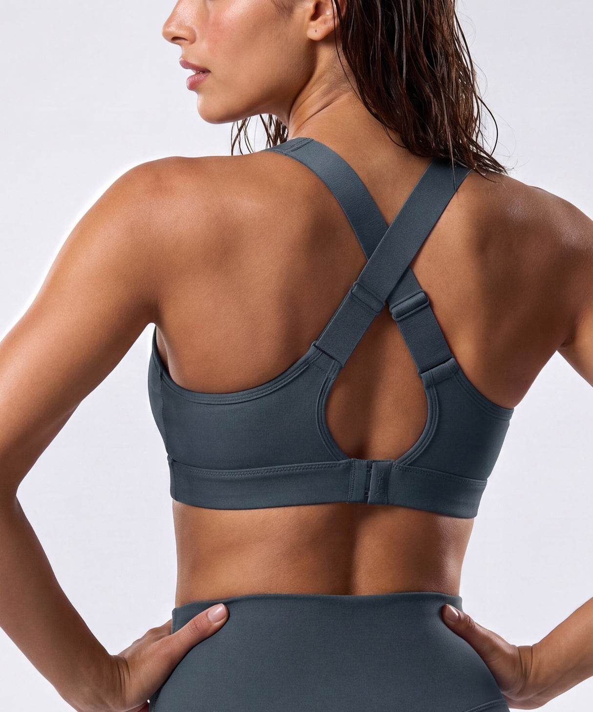 Reggiseno da corsa imbottito con scollo a V e schiena incrociata Power | Reggiseno sportivo ad alto sostegno da donna Reggiseno da corsa imbottito con scollo a V e schiena incrociata Power | Reggiseno sportivo ad alto sostegno da donna