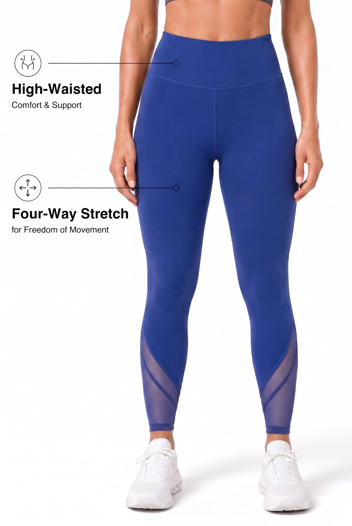 Leggings da yoga Shift Mesh 26" | Leggings da donna con supporto leggero