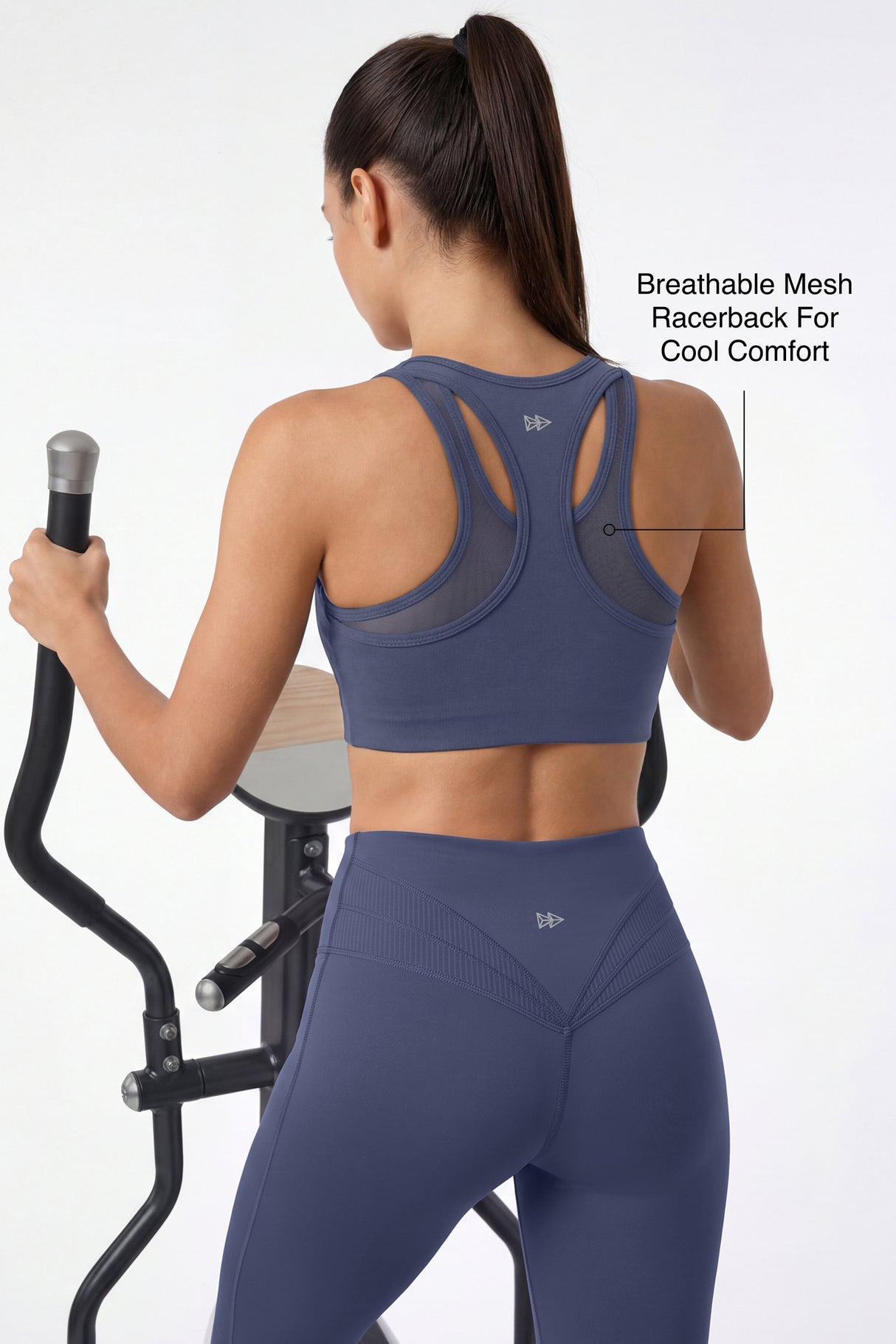 Echo™ Zip Front Air Flow Mesh Full Coverage High Support Sports Bra | Women's High Support Sports Bra