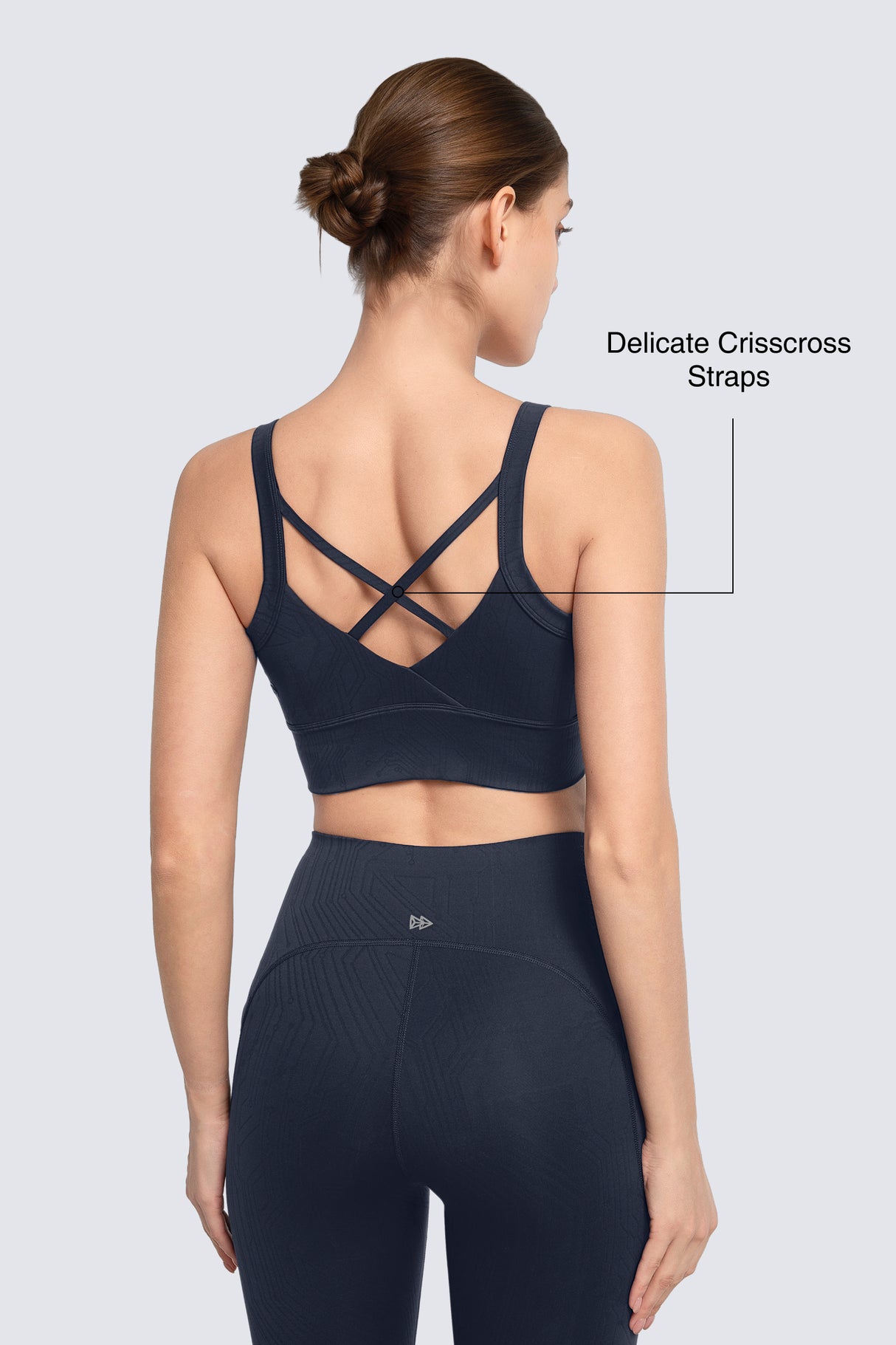 Anywhere™ V-neck Cross Thin Strap Yoga Bra| Women's Light Support Sports Bra