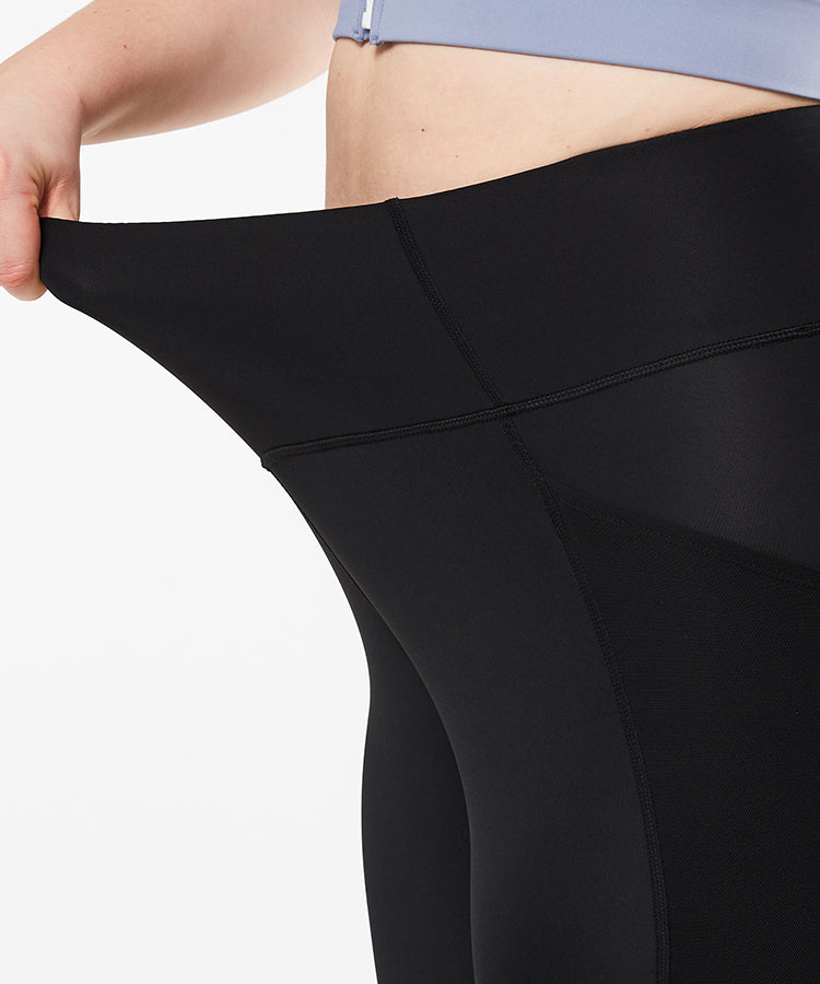 Leggings elásticos de running de cintura alta con bolsillos de malla | Leggings de alta sujeción para mujer