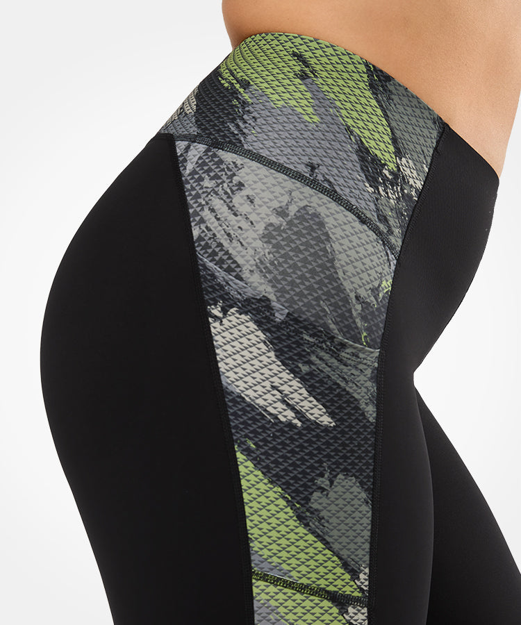 Echo Camouflage Pockets Stretchy Running Leggings | Women's High Support Leggings