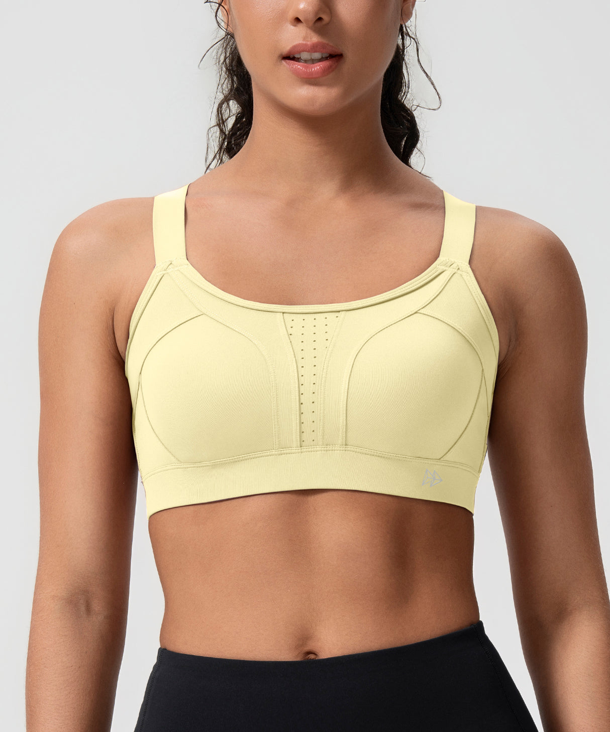 Power Adjustable Crisscross Padded Running Bra | Women's High Support Sports Bra