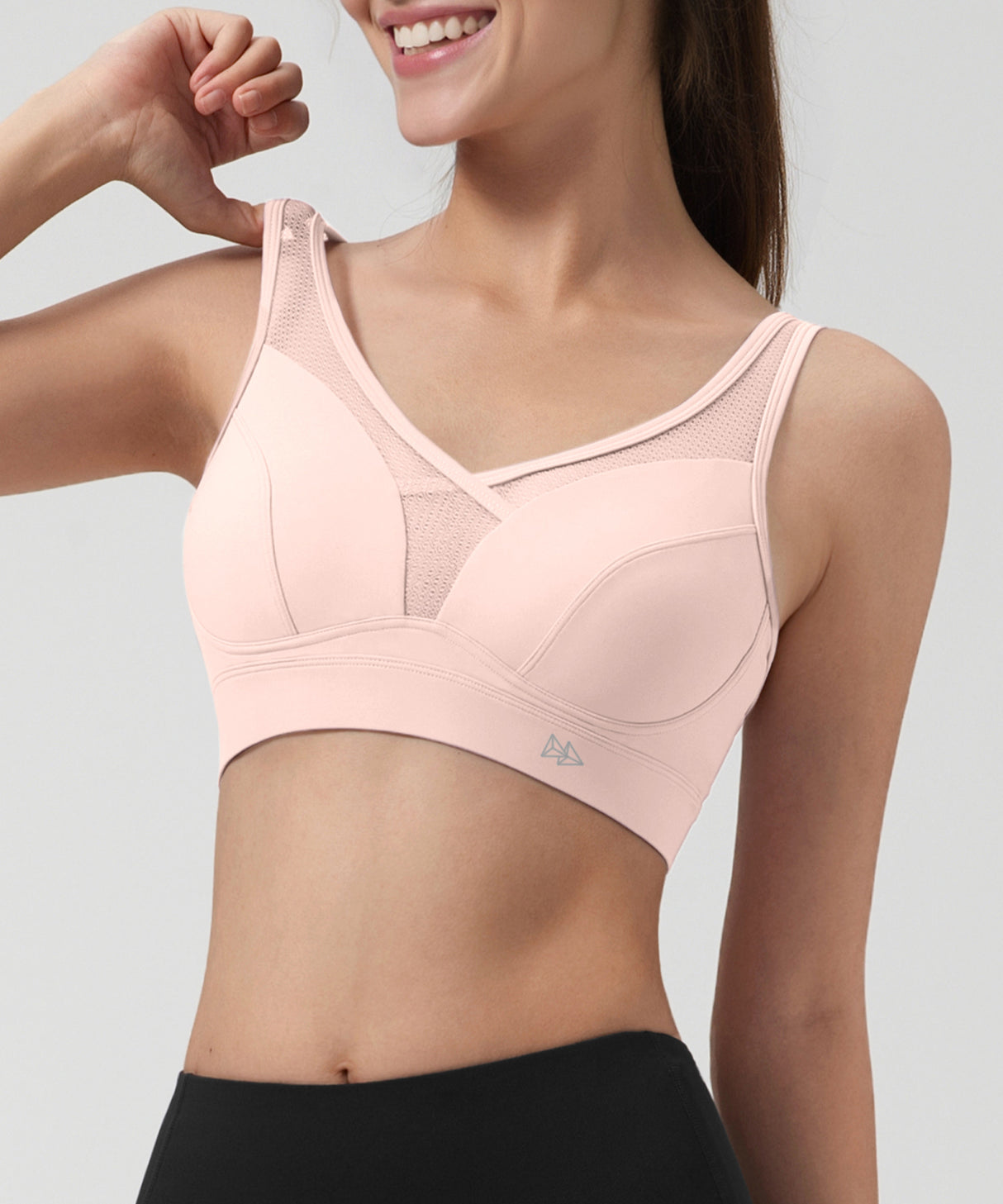 Reggiseno sportivo regolabile in rete Shift Petal Style | Reggiseno sportivo da donna con supporto medio