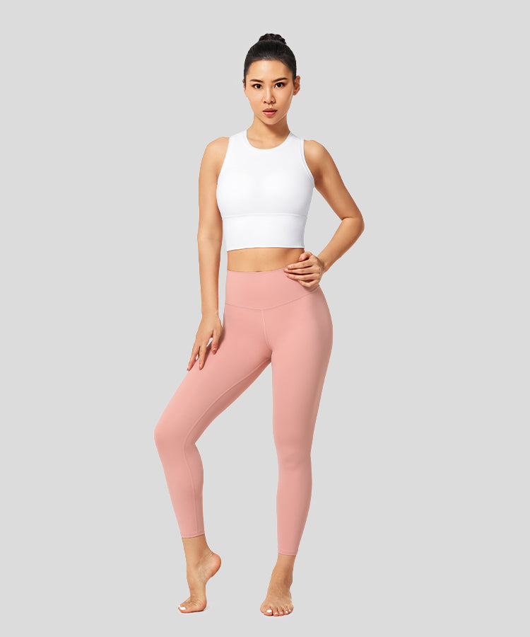 Sujetador deportivo con relleno y cuello alto Anywhere | Sujetador deportivo de sujeción ligera para mujer