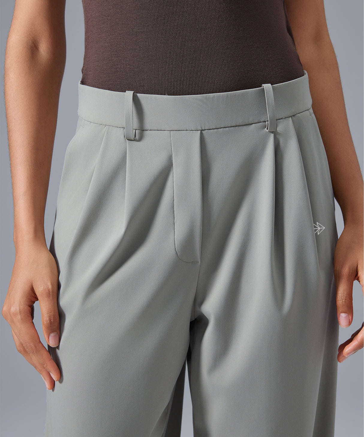 Modern Pleated Long Flowy Wide-leg Suit Pants| Women's Light Support Pants Modern Pleated Long Flowy Wide-leg Suit Pants| Women's Light Support Pants