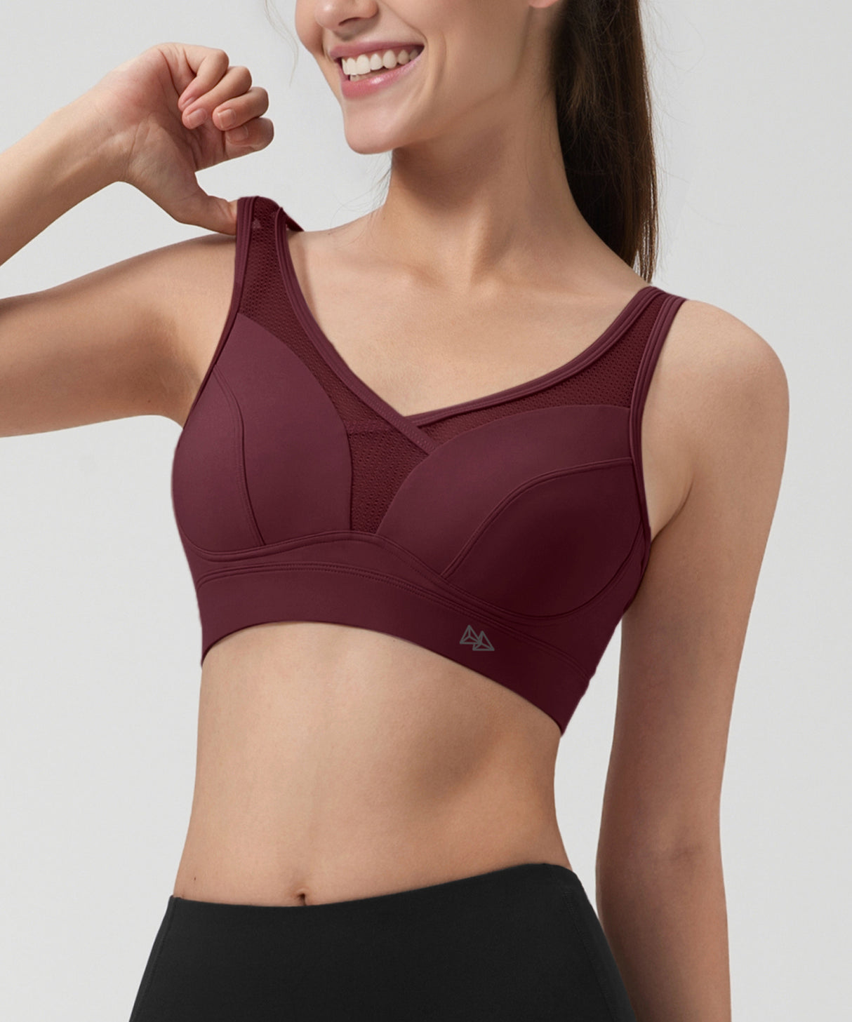 Reggiseno sportivo regolabile in rete Shift Petal Style | Reggiseno sportivo da donna con supporto medio