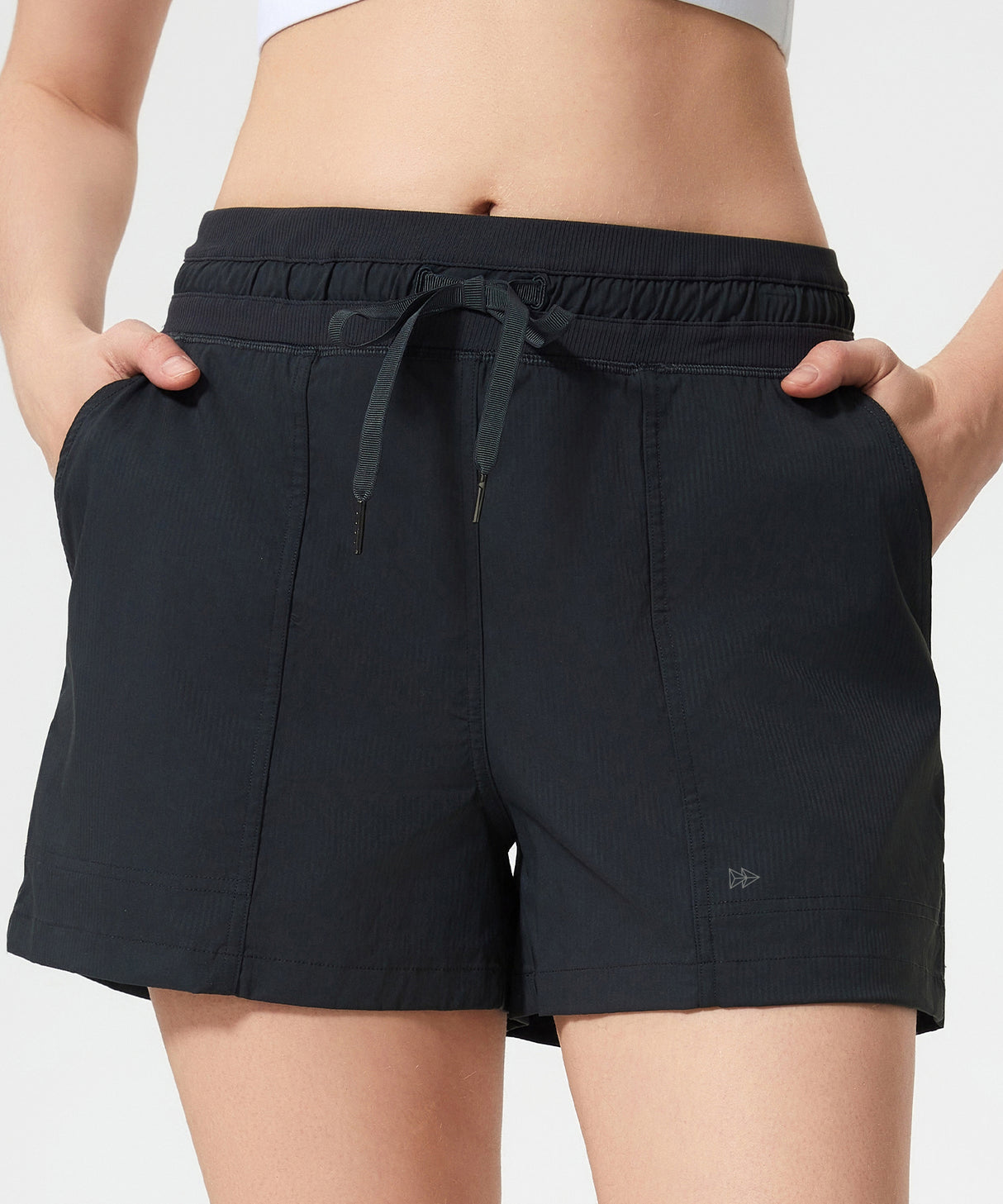 Anywhere Elastic Drawstring Pockets Running Shorts | Women's Running Shorts