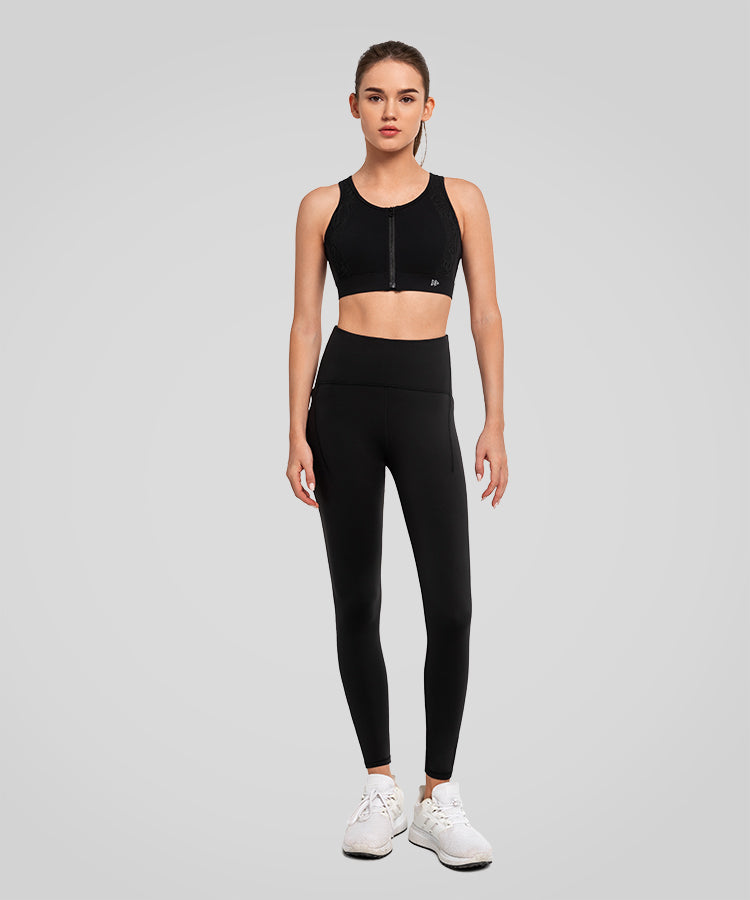 Gepolsterter Lauf-BH mit Echo Cut-Out-Design | Sport-BH mit starkem Halt für Damen