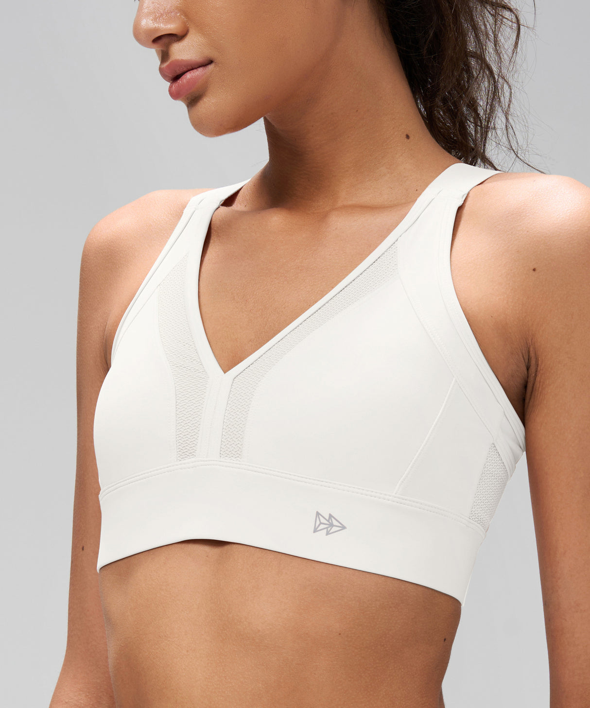Power V-Neck Adjustable Cross Back Padded Running Bra | Women's High Support Sports Bra Power V-Neck Adjustable Cross Back Padded Running Bra | Women's High Support Sports Bra